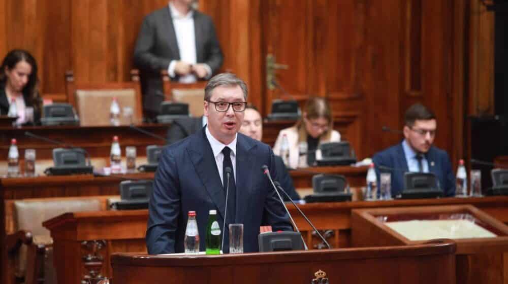 Vlada Srbije podnela zahtev za posebnu sednicu Skupštine na kojoj će se obratiti Vučić o evropskom predlogu za Kosovo