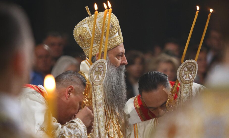 Patrijarh Porfirije služio prvu uskršnju liturgiju u Hramu Svetog Save