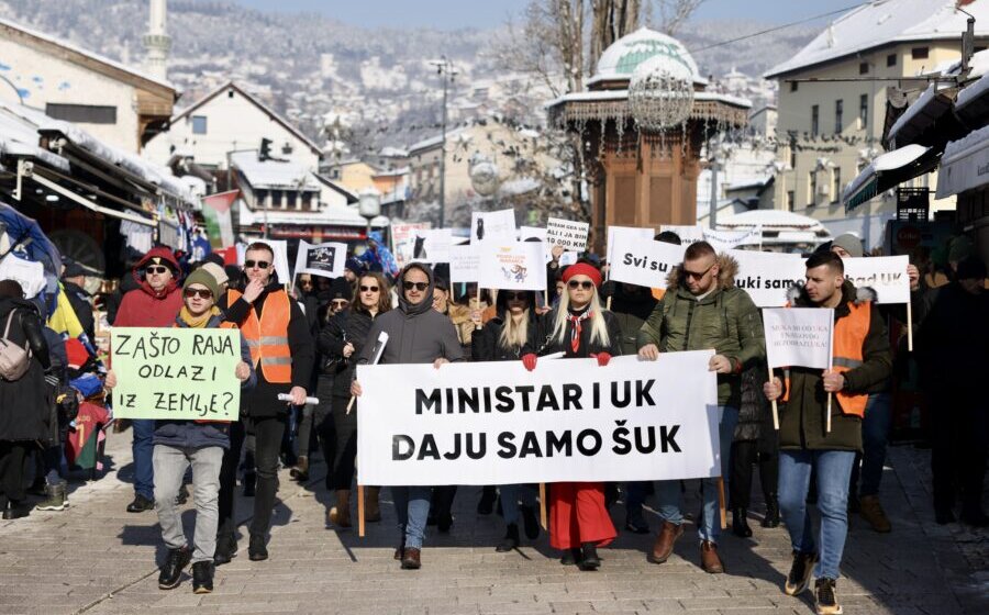 U Sarajevu protesti mladih nezadovoljnih subvencijama za kupovinu stanova