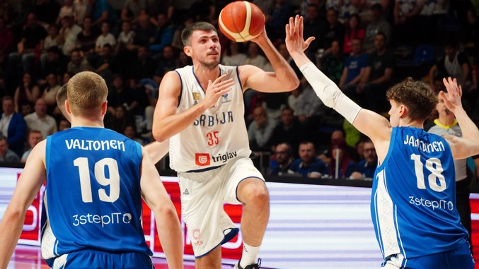 Košarkaši Srbije ubedljivo pobedili Finsku