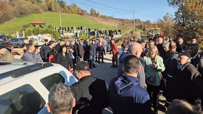 Gužva na blokadi kod deponije „Duboko”